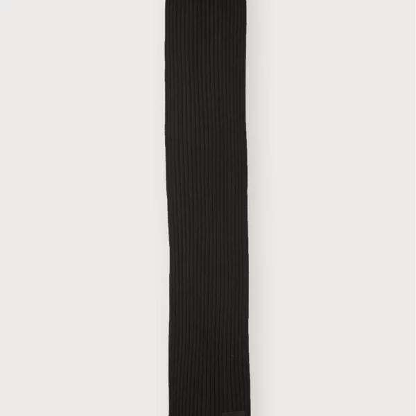 KARL LAGERFELD JEANS KLJ PATCH LOGO SCARF A4W33084-999 Black