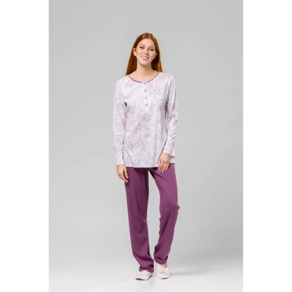 Πιτζάμα με πατιλέτα | 28-101909 ΜΩΒ