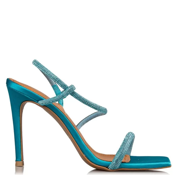 CRYSTAL EMBELLISHED SANDALS