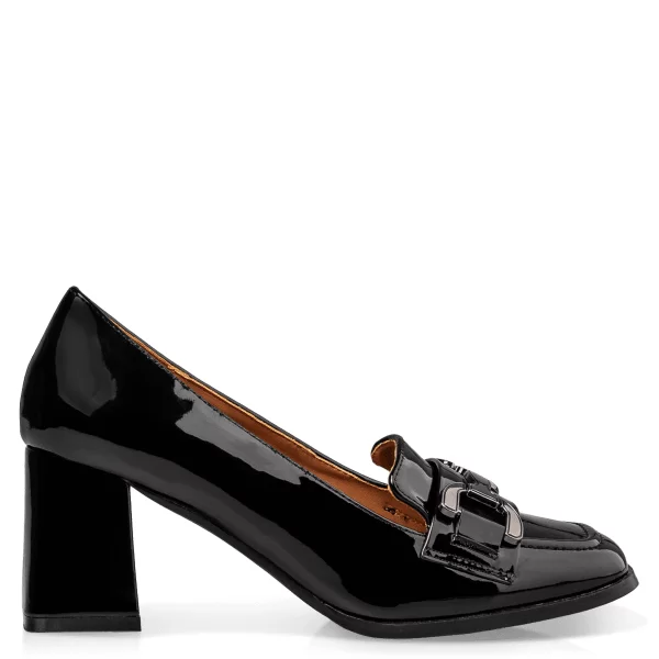 MID HEELED LOAFERS