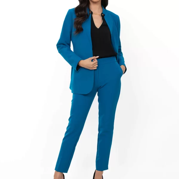 ΣΑΚΑΚΙ BLAZER ΜΑΚΡΥ ΜΠΛΕ ΡΟΥΑ ΜΠΛΕ ΡΟΥΑ