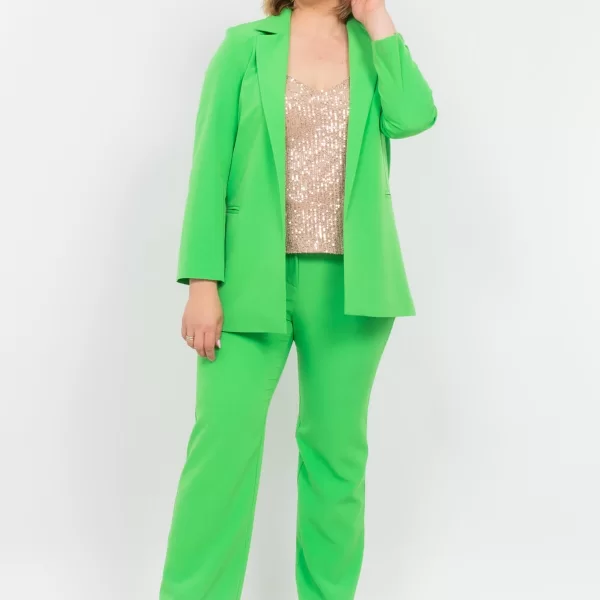 ΣΑΚΑΚΙ PLUS SIZE BLAZER LIME