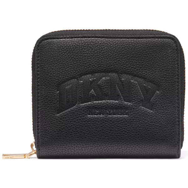 DKNY ΓΥΝΑΙΚΕΙΟ ΠΟΡΤΟΦΟΛΙ HADLEE R541AO38 71W1 BLK/GOLD