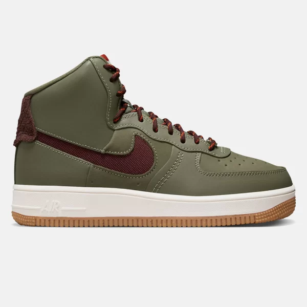 Nike Air Force 1 Sculpt “ Olive & Burgundy ” Γυναικεία Μποτάκια (9000166681_73152)