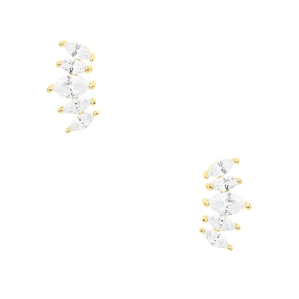 Σκουλαρίκια Iris Ear Cuff από επιχρυσωμένο ασήμι 925°