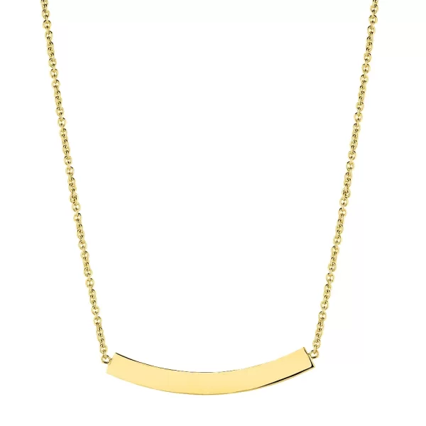 Κολιέ ταυτότητα από επιχρυσωμένο ασήμι 925°