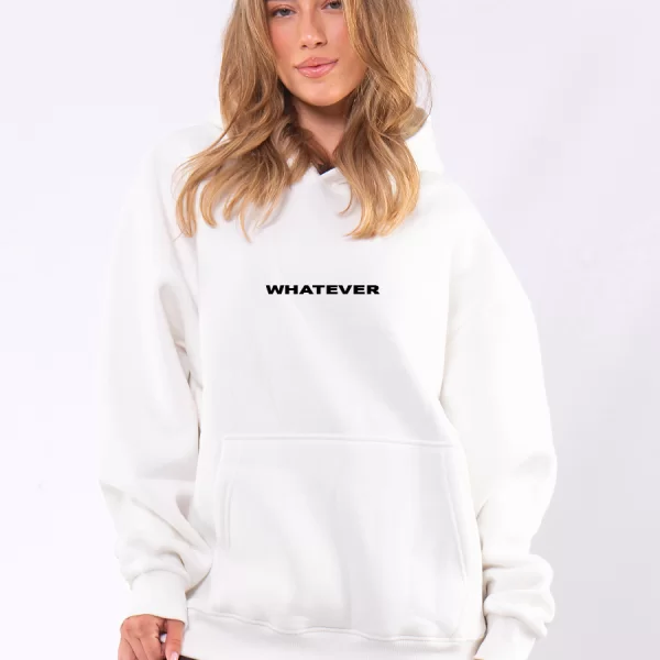 C1097 | Blah Blah - Hoodie Άσπρο C1097