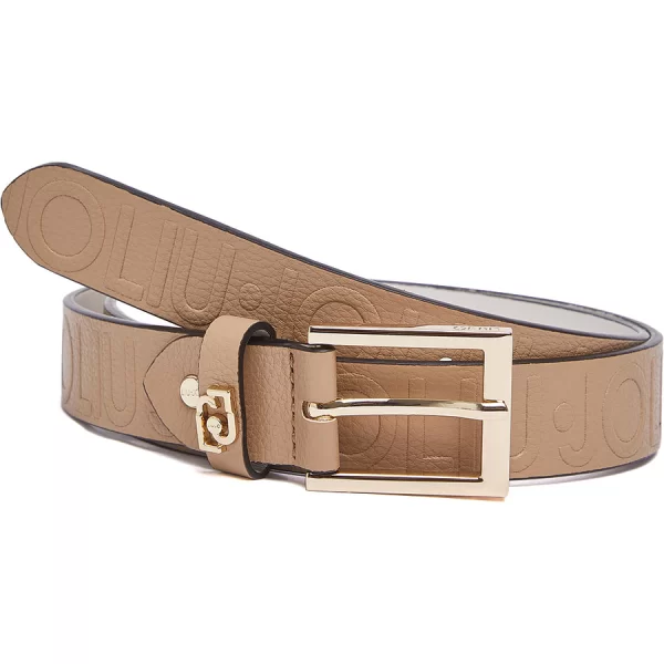 LIUJO μπεζ ζώνη AA6237