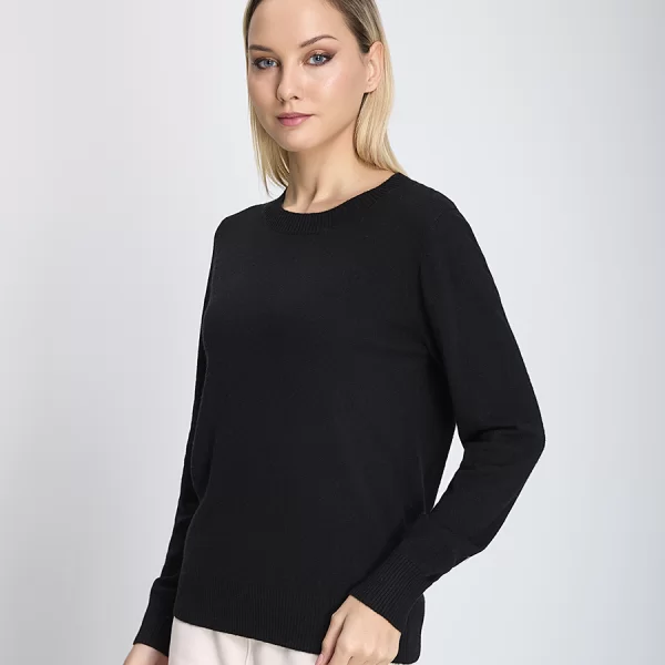 Γυναικείο Πλεκτό με Λαιμόκοψη Regular Fit