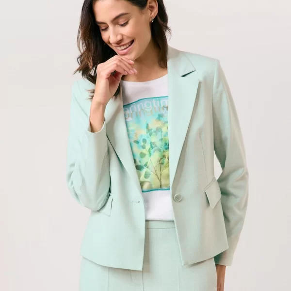 Gerry Weber Γυναικείο Σακάκι Figure-Skimming Με Γιακά Και Τσέπες