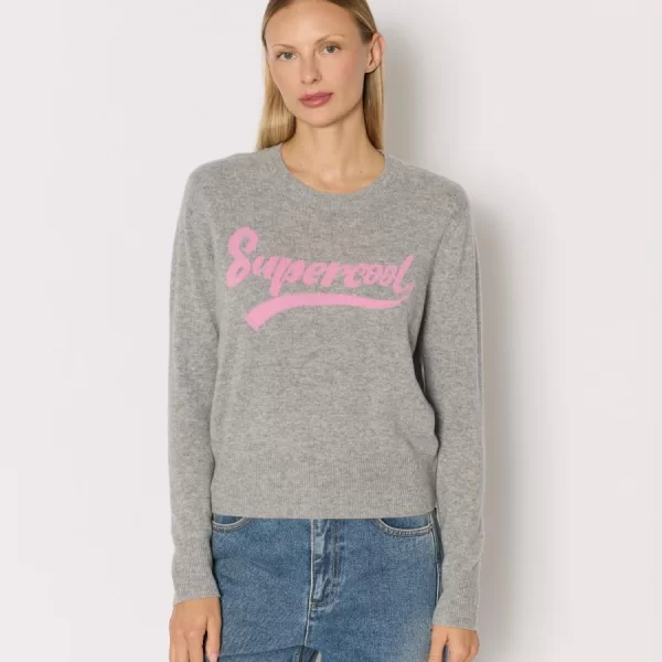 Berenice Γυναικείο Πλεκτό Regular Fit Με Λογότυπο Supercool