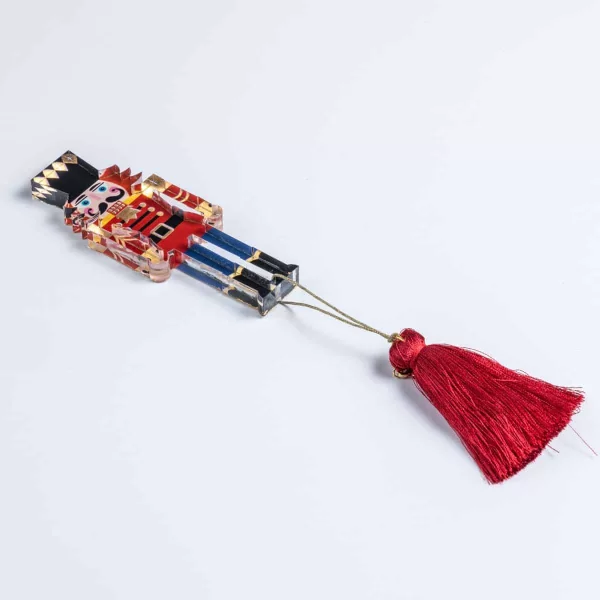 Γούρι καρυοθραύστης CUORO από πλεξιγκλάς και φύλλο χρυσού