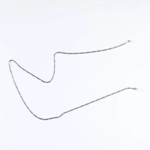 Ατσάλινη αλυσίδα γυαλιών Cuoro ασημί