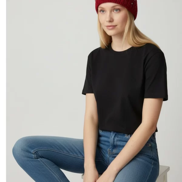 Γυναικείο Σκουφάκι SYT Κόκκινο με Πομ Πομ & Στρας K2526-11-Κόκκινο