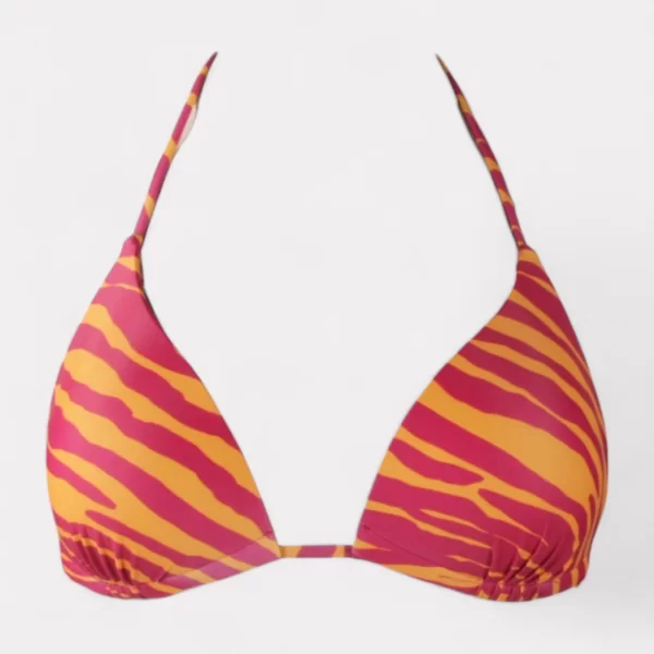 Γυναικείο Μαγιό Σετ με Παρεό Zebra Print Πορτοκαλί CL53105-2-Πορτοκαλί