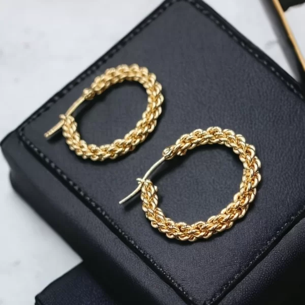 ΣΚΟΥΛΑΡΙΚΙΑ ΑΤΣΑΛΙ ΧΡΥΣΟ ΠΛΕΚΤΟΙ ΚΡΙΚΟΙ