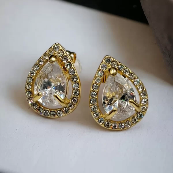 ΣΚΟΥΛΑΡΙΚΙΑ ΑΤΣΑΛΙ ΧΡΥΣΟ ΚΑΡΦΩΤΑ ΔΑΚΡΥ ΜΕ ΜΕΓΑΛΟ ΖΙΡΓΚΟΝ ΣΤΗΝ ΜΕΣΗ ΚΑΙ ΣΤΡΑΣ ΓΥΡΩ