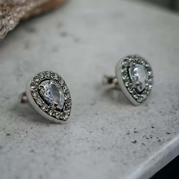 ΣΚΟΥΛΑΡΙΚΙΑ ΑΤΣΑΛΙ ΑΣΗΜΙ ΚΑΡΦΩΤΑ ΔΑΚΡΥ ΜΕ ΛΕΥΚΟ ΖΙΡΓΚΟΝ ΣΤΗΝ ΜΕΣΗ ΚΑΙ ΣΤΡΑΣ ΓΥΡΩ