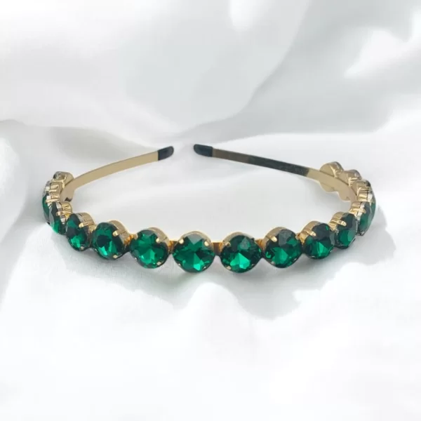 ΣΤΕΚΑ ΜΑΛΛΙΩΝ ΧΡΥΣΟ ΜΕ ΠΡΑΣΙΝΟ ΖΙΡΓΚΟΝ ΣΕ ΟΛΟ ΤΟ ΜΗΚΟΣ ΤΗΣ