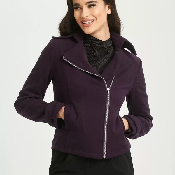 ΠΑΛΤΟΖΑΚΕΤΑ ΜΕ ΦΕΡΜΟΥΑΡ ΜΟΒ Μοβ