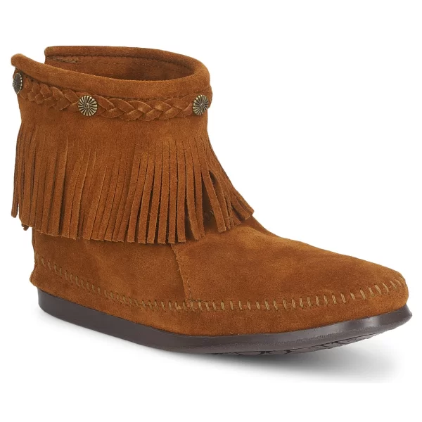 Μπότες Minnetonka HI TOP BACK ZIP BOOT