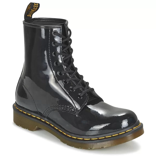 Μπότες Dr. Martens 1460 W BLACK PATENT LAMPER
