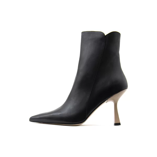 Μποτάκια/Low boots Paola Ferri LEATHER HIGH HEEL ANKLE BOOTS WOMEN