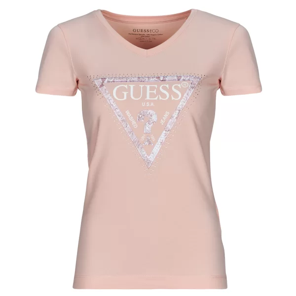 T-shirt με κοντά μανίκια Guess VN PYTHON TRIANGLE