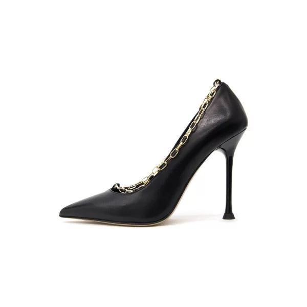 Γόβες Mivida LEATHER CHAIN HIGH HEEL PUMPS WOMEN