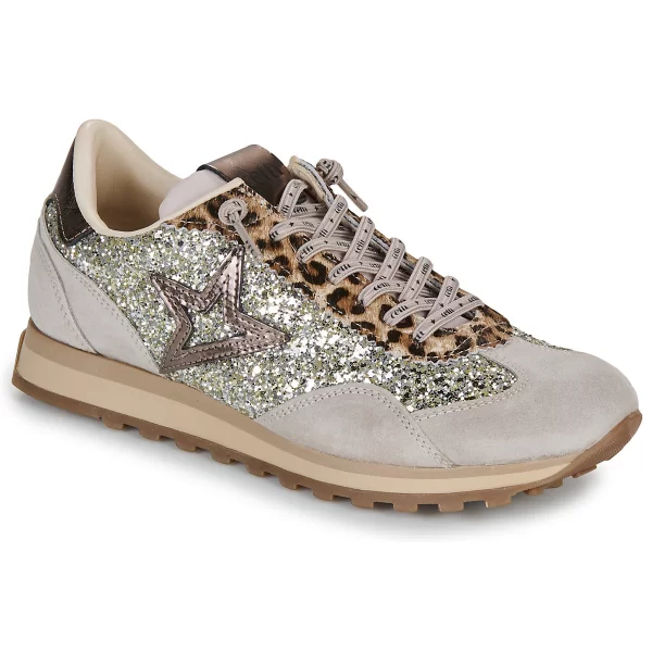 Xαμηλά Sneakers Cetti C-1259-SRA-INV26-ANTE-GLITTER-CHAMPAGNE