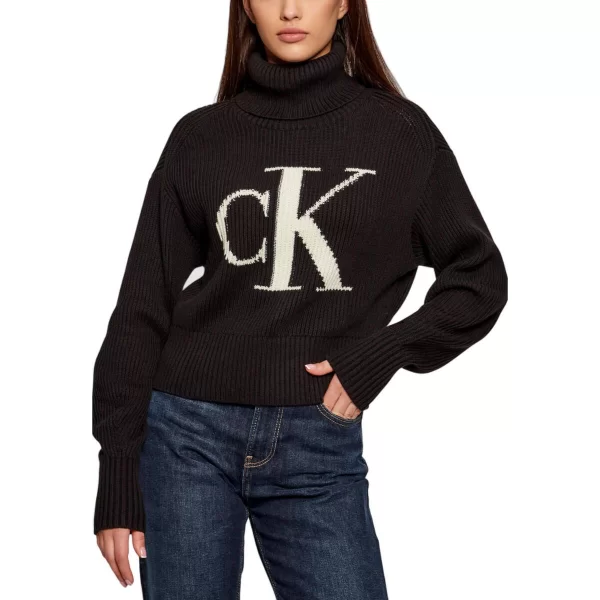 Πουλόβερ Calvin Klein Jeans BLOWN UP CK LOOSE SWEATER CONTRA LV047D349G