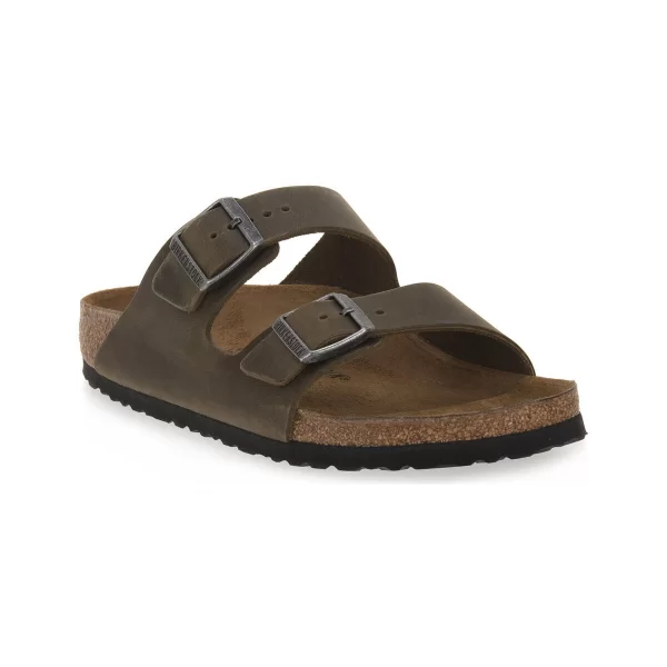 Mules BIRKENSTOCK ARIZONA FADED KHAKI CALZ S