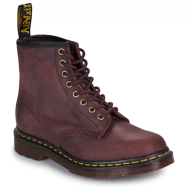 Μπότες Dr. Martens 1460 Cherry Red Crazy Horse