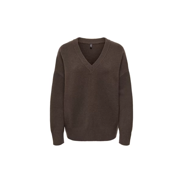 Πουλόβερ Only ONLMARI KNITTED V NECK LOOSE FIT PULLOVER WOMEN