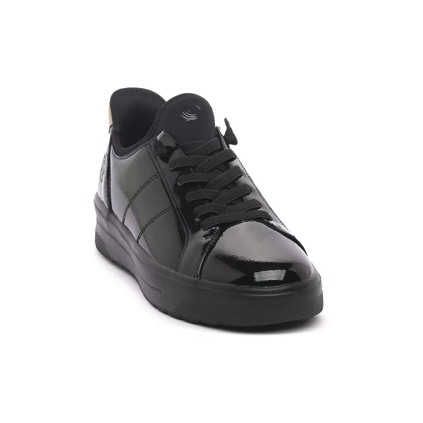Sneakers Jana SOFTLINE BLK PATENT