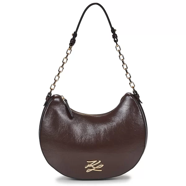 Τσάντες ώμου Karl Lagerfeld K/AUTOGRAPH MOONBAG NAPLAK