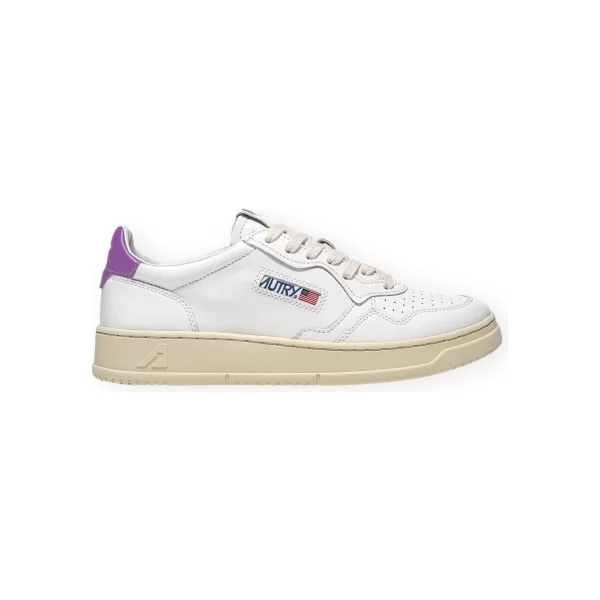 Xαμηλά Sneakers Autry Medalist Low Leather W - White/Dewberry