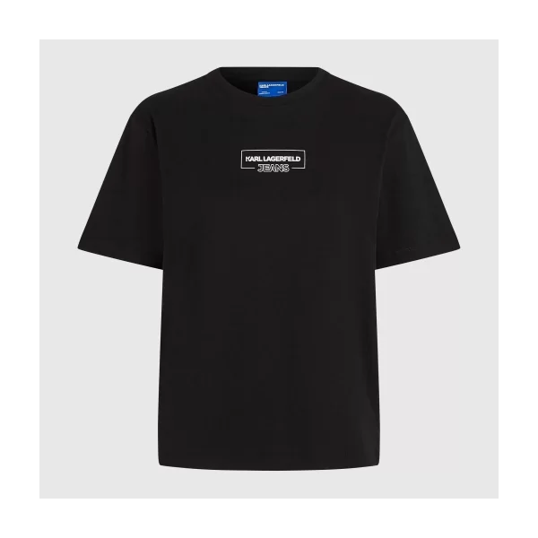 T-shirt με κοντά μανίκια Karl Lagerfeld KLJ REG OUTLINE LOGO TEE