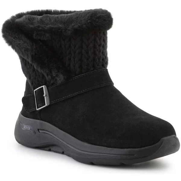 Μπότες για σκι Skechers Go Walk Arch Fit Boot True Embrace 144422-BBK