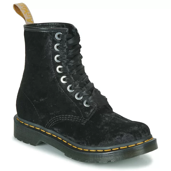 Μπότες Dr. Martens VEGAN 1460 BLACK VELVET