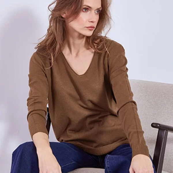 Πουλόβερ με γυριστή λαιμόκοψη SQ1042.4380+2