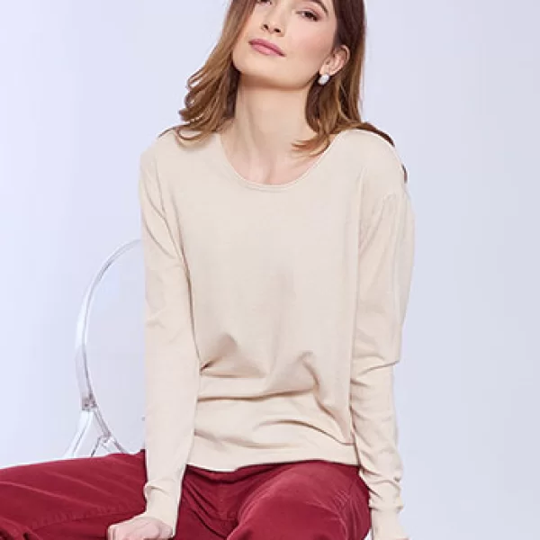 Πουλόβερ με στρογγυλή λαιμόκοψη SQ1042.4379+6