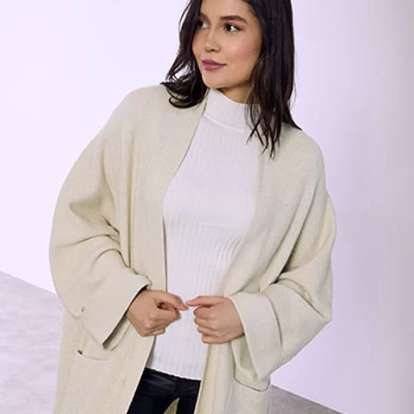 Ζακέτα με γυριστό μανίκι SQ7568.5623+5