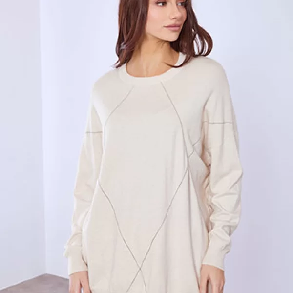 Πουλόβερ με μεταλλικές λεπτομέρειες SQ7642.4302+3