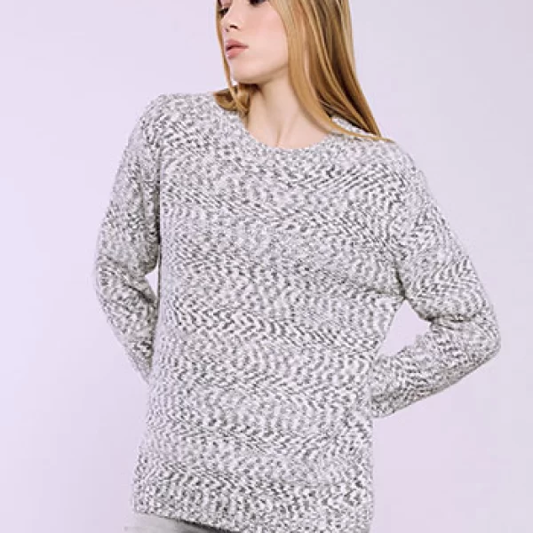 Πουλόβερ με ανάγλυφες λεπτομέρειες SQ9844.4871+3