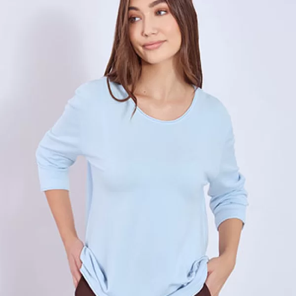 Πουλόβερ με αφινίριστο τελείωμα WT1042.4321+2