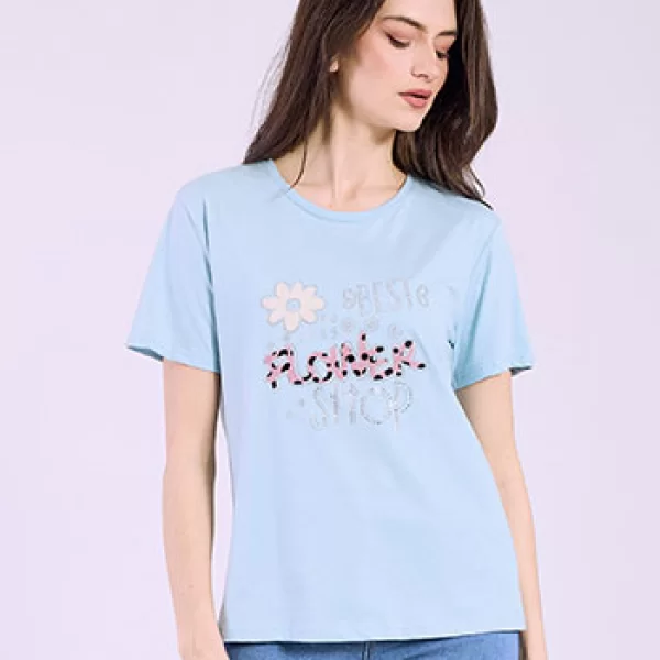 T-shirt best flower shop SQ7616.4956+2