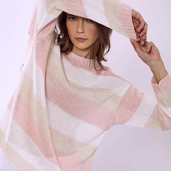 Πουλόβερ με ρίγες SQ7587.4113+3