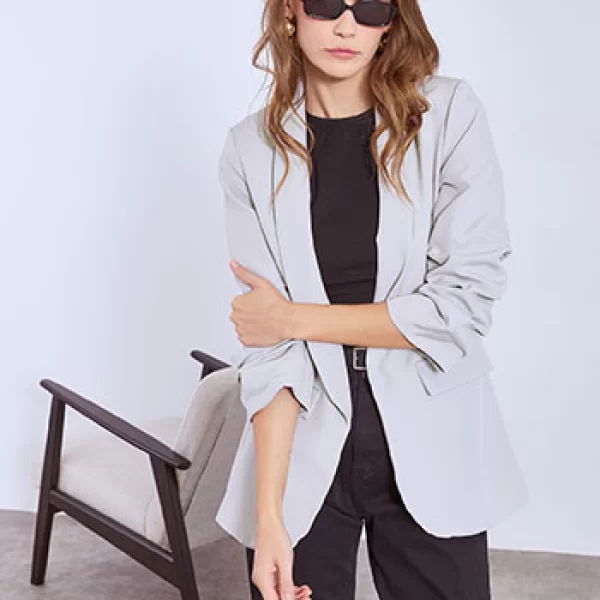 Σακάκι με σούρες στο μανίκι WT7880.5129+2