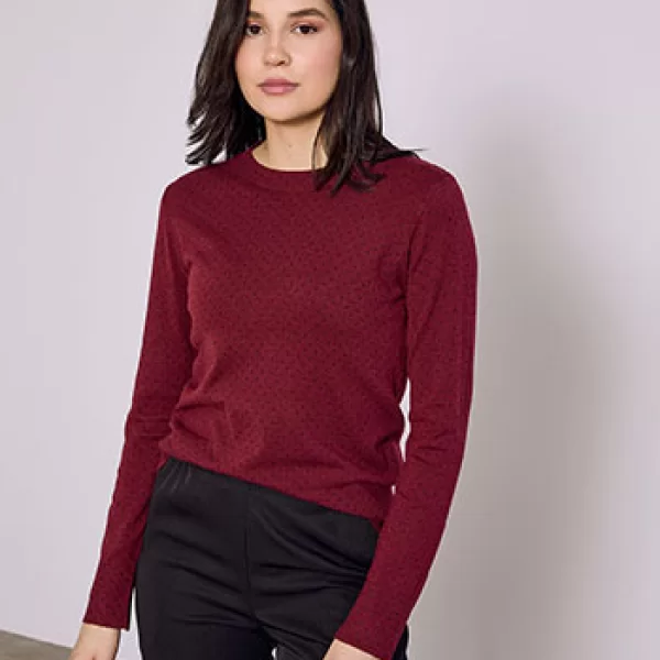 Πουλόβερ πουά SQ7572.4303+5